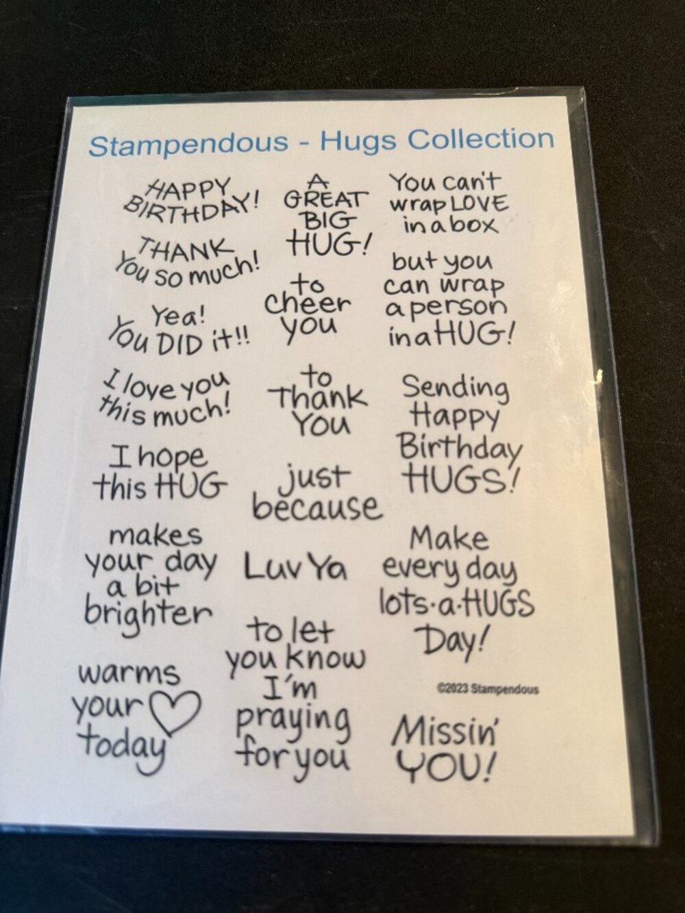 Temu Rubber Stamps Set